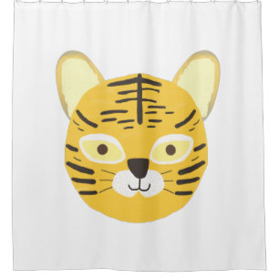 Cortina De Ducha arte de pintar tigre