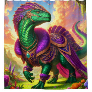 Cortina De Ducha Arte Dinosaurio