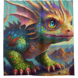 Cortina De Ducha Arte Dragon
