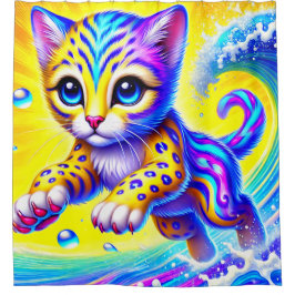 Cortina De Ducha Arte gatito