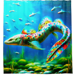 Cortina De Ducha Artsy Eel