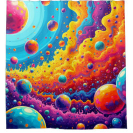 Cortina De Ducha Artsy Galaxy