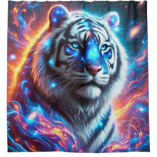 Cortina De Ducha Artsy Tiger (Anverso)