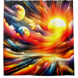 Cortina De Ducha Artsy Worlds