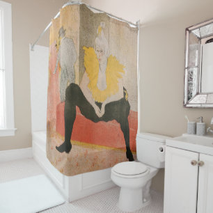 Cortina De Ducha Asiento de Toulouse-Lautrec - Mademoiselle Cha-u-k