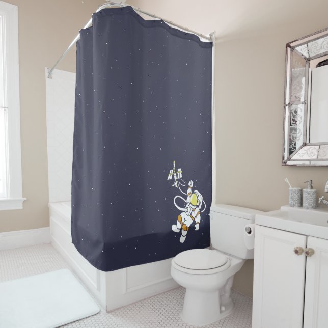 Cortina De Ducha Astronauta (In situ)