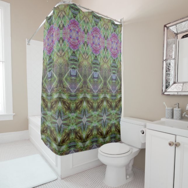 Cortina De Ducha atlantean garden Shower Curtain (In situ)