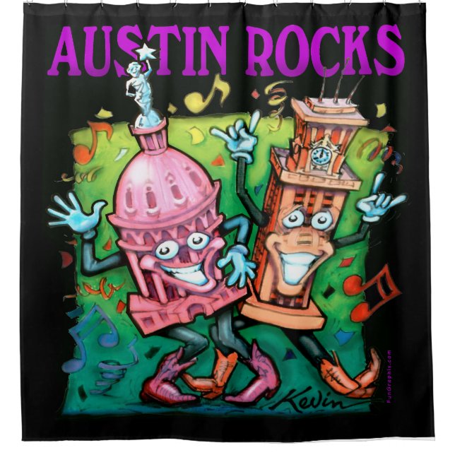 Cortina De Ducha Austin Rocks (Anverso)