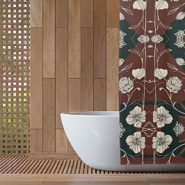 Cortina De Ducha Autumn Noir Bloom