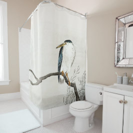 Cortina De Ducha Ave japonesa Ohara Koson