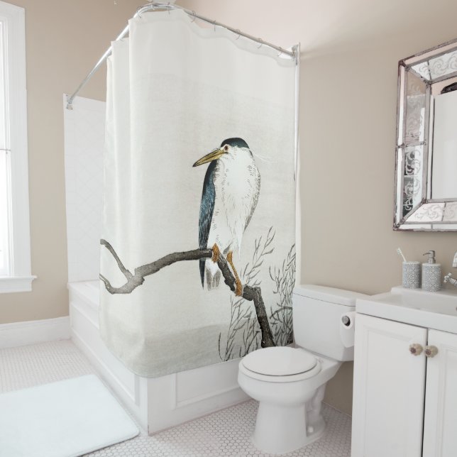 Cortina De Ducha Ave japonesa Ohara Koson (In situ)