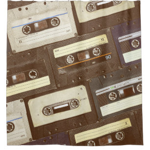 Cortina De Ducha Aves tropicales: Vintage de Toucans & Parrots