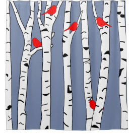 Cortina De Ducha Aves y Aves