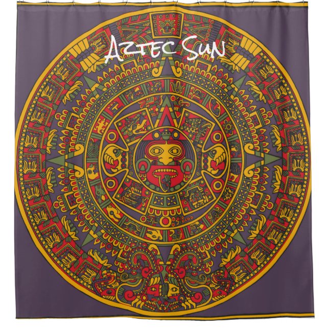 Cortina De Ducha Azteca Sun (Anverso)