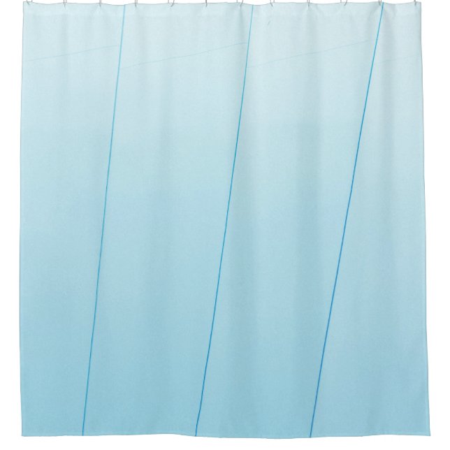 Cortina De Ducha Azul (Anverso)