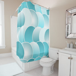 Cortina De Ducha Azul