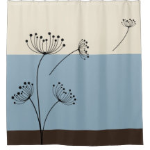 Azul de la pizarra, marfil y Wildflower de Brown