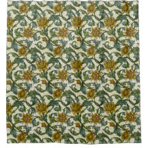 Azulejo de arte floral de tallo único de William M