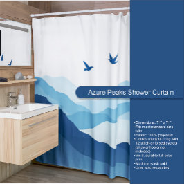 Cortina de ducha Azure Peaks