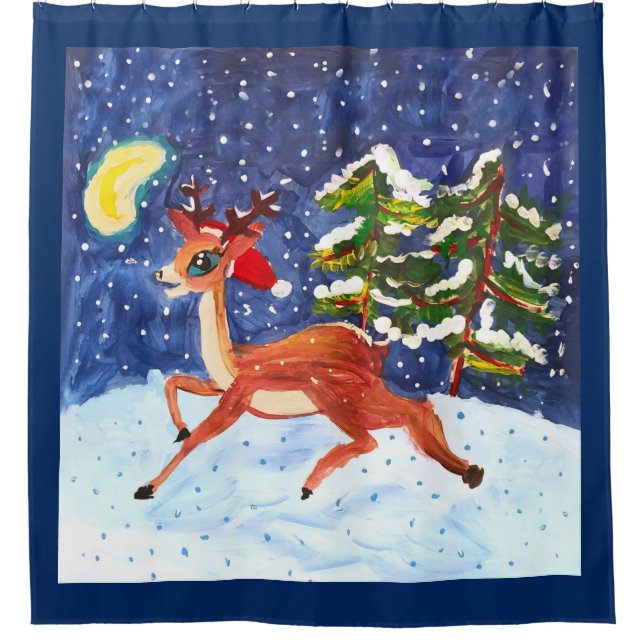 Cortina De Ducha Baby Deer (Anverso)