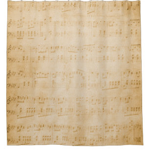 Cortina De Ducha Background old vintage parchment