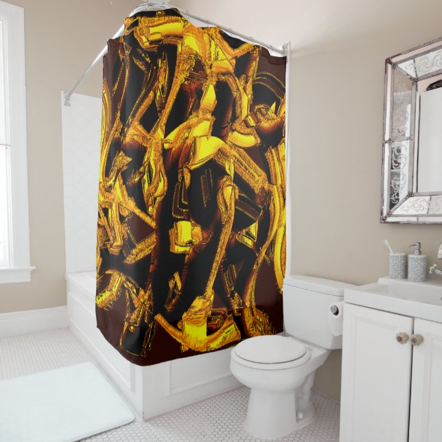 Cortina De Ducha Bagazo o trozos de cáscara de mandarina deshidrata (In situ)