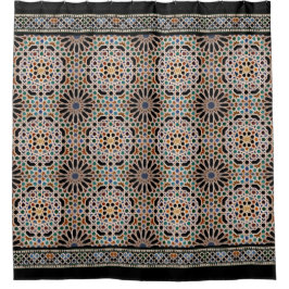 Cortina De Ducha Baldosas de la Alhambra