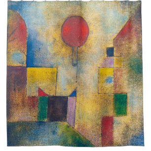 Cortina De Ducha Balón rojo Paul Klee