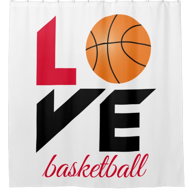 Cortina De Ducha Baloncesto de amor (Anverso)