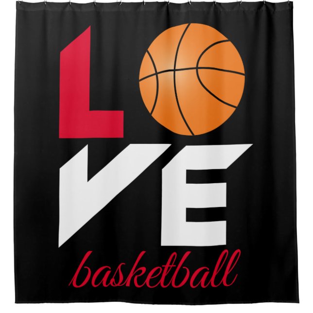 Cortina De Ducha Baloncesto de amor (Anverso)