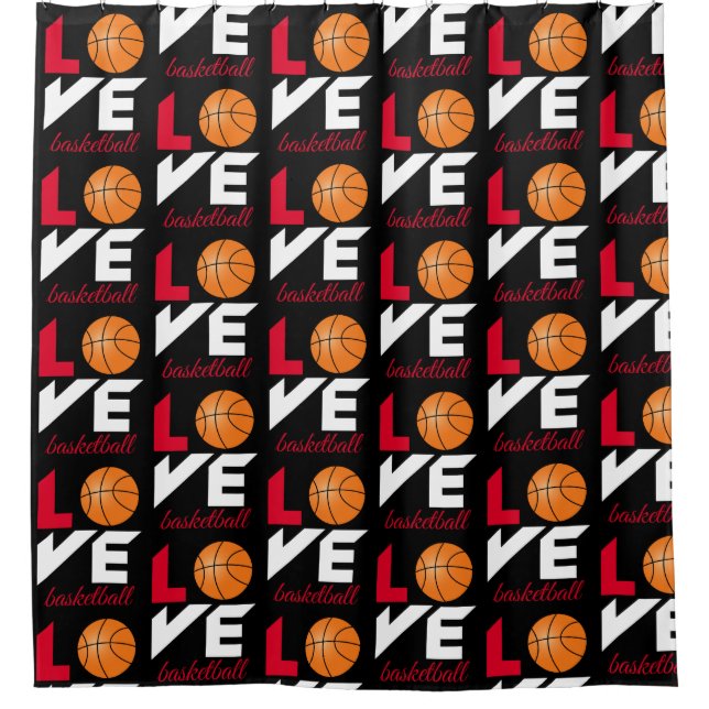Cortina De Ducha Baloncesto de amor (Anverso)