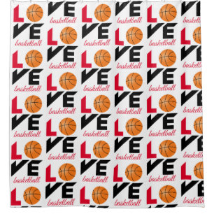 Cortina De Ducha Baloncesto de amor