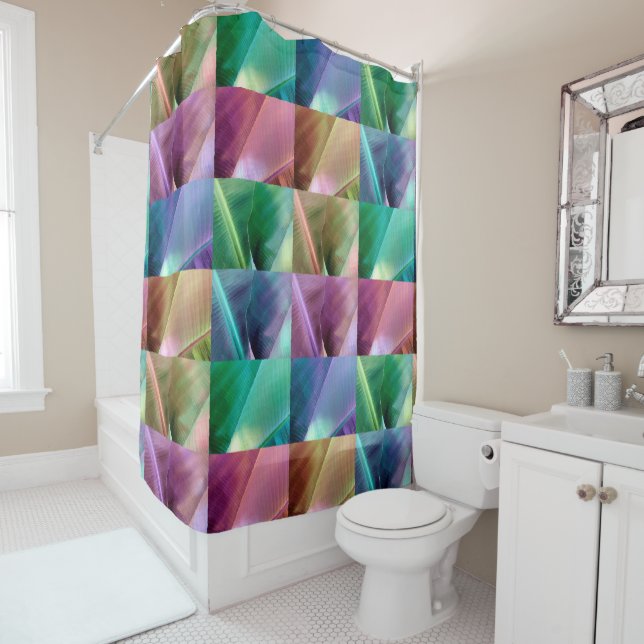 Cortina De Ducha Banana Leaf Quilt (In situ)