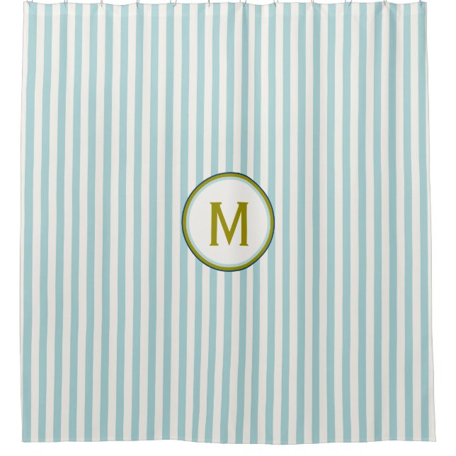 Cortina De Ducha Bandas Boutique (Monograma) - (Anverso)