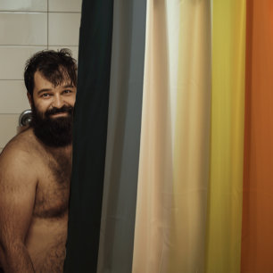 Cortina De Ducha Bandas de Orgullo de Oso