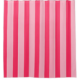 Cortina De Ducha Bandas rosadas