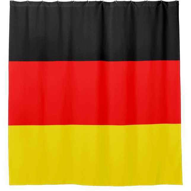 Cortina De Ducha Bandera alemana (Anverso)