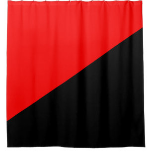 Cortina De Ducha Bandera Anarquista (Anarquismo)