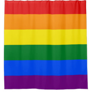 Cortina De Ducha Bandera arco iris (LGBT)