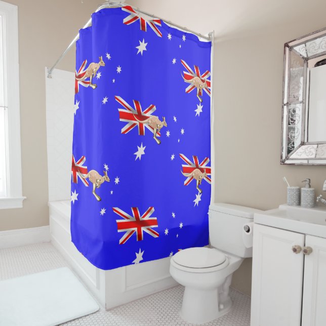 Cortina De Ducha Bandera australiana (In situ)