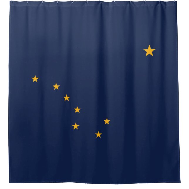 Cortina De Ducha Bandera de Alaska (Anverso)