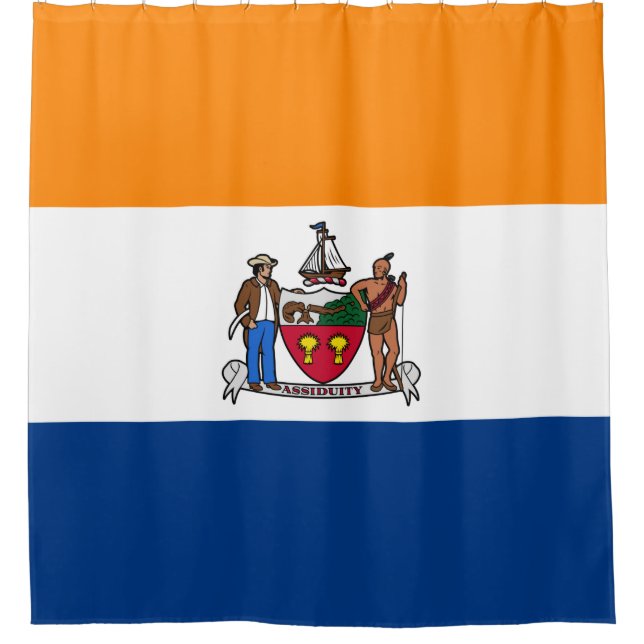 Cortina De Ducha Bandera de Albany (Nueva York) (Anverso)