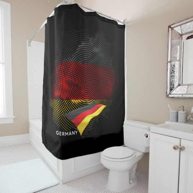 Cortina De Ducha bandera de Alemania (In situ)