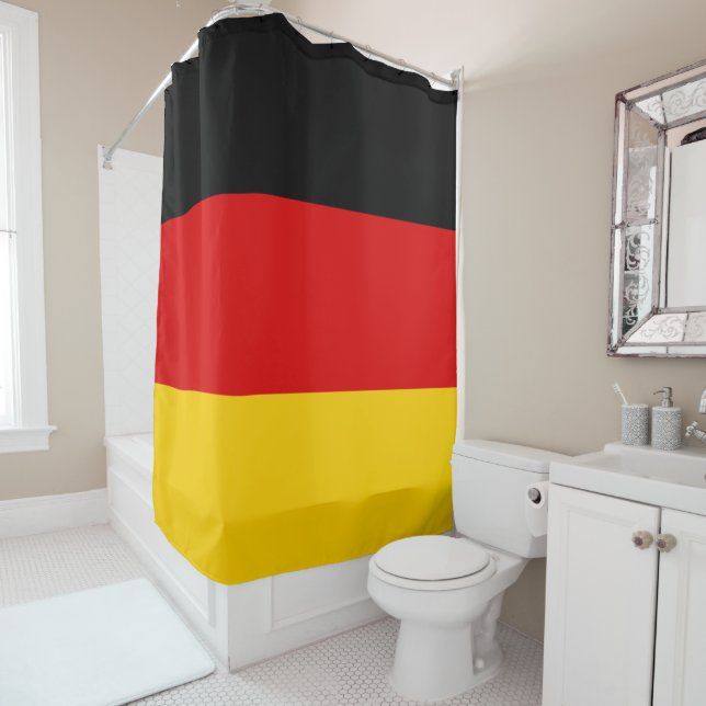 Cortina De Ducha Bandera de Alemania - Deutschland (In situ)