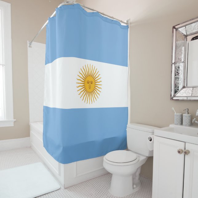 Cortina De Ducha Bandera de Argentina (In situ)