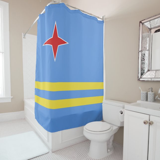 Cortina De Ducha Bandera de Aruba (In situ)