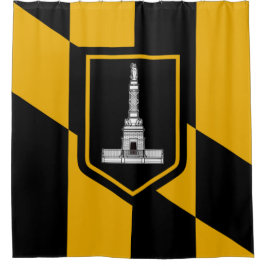 Cortina De Ducha Bandera de Baltimore (Maryland, Estados Unidos)