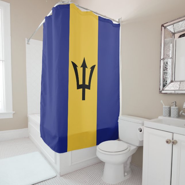 Cortina De Ducha Bandera de Barbados (In situ)