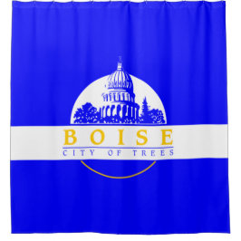 Cortina De Ducha Bandera de Boise (ciudad de Idaho)