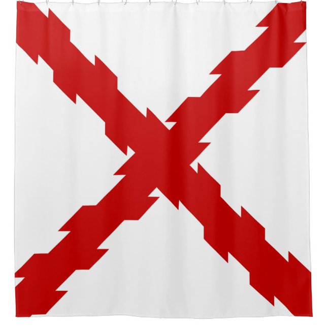 Cortina De Ducha Bandera de Borgoña (Anverso)